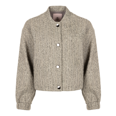 Jacket Lola Boucle Wol Zilver