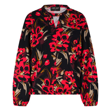 Belen Flower Top Zwart 1