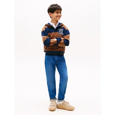 Varsity Striped Hoodie Bruin 1