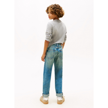Modern Straight Vintage Denim Blauw