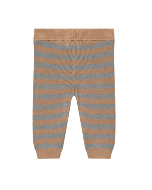 baby pants knit stripes cookie steel Bruin 1