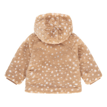 baby girls fake fur jacket bambi Beige