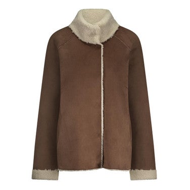 Lisanne lammy reversible coat Camel