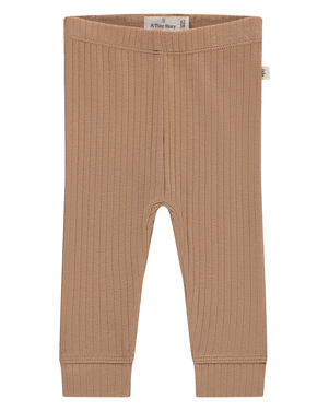 baby pants solid rib cookie Bruin 1