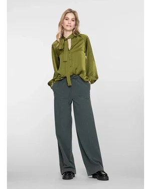 Classic Flared Pantalon Grijs