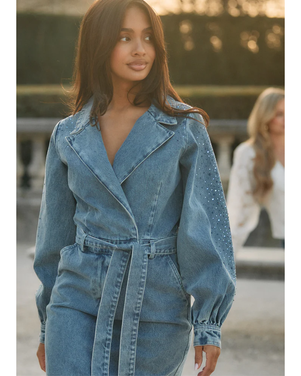 Doraline Dress Blauw