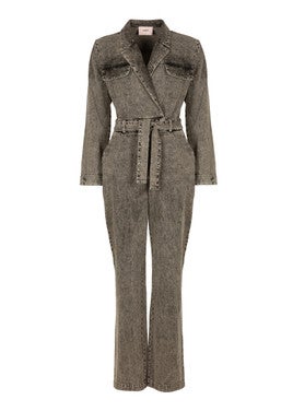 Jumpsuit Yael Denim Studs Grijs