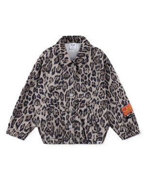 kids woven jaguar denim jacket Bruin 1