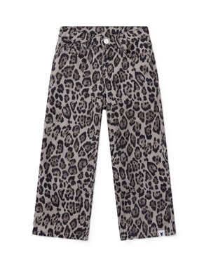 kids woven wide leg jaguar denim pants Bruin 1