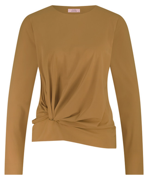 Winona knot top Camel