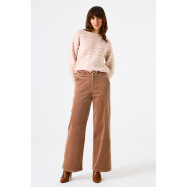 J50112 Ladies Corduroy Pants Bruin 1