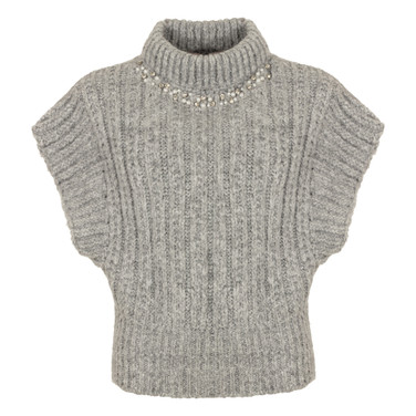 Pullover short sleeve Kalista Grijs