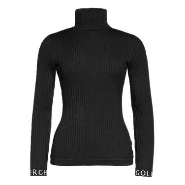 MIRA long sleeve knit sweater Zwart 1