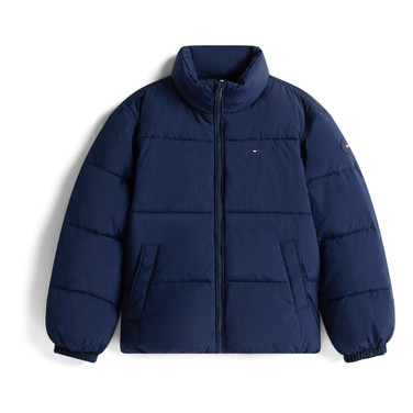 Flag Puffer Jacket Backflag Donker Blauw