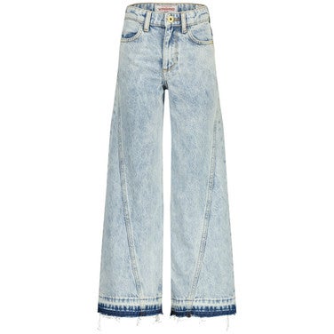 Cassie Seam Jeans Extra Wide Leg Licht Blauw