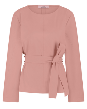 Gaby bonded top Roze