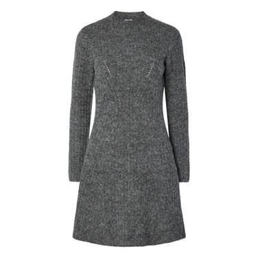 YASDOLLY LS KNIT DRESS S. NOOS Grijs