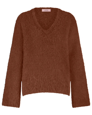 Liana vneck pullover Camel