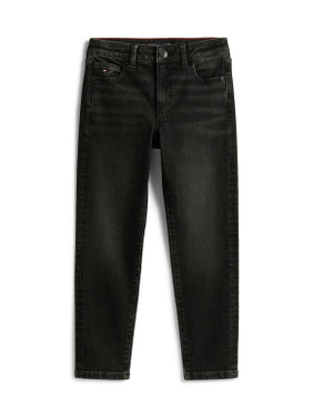 Modern Straight Wash Denim Black Zwart 1