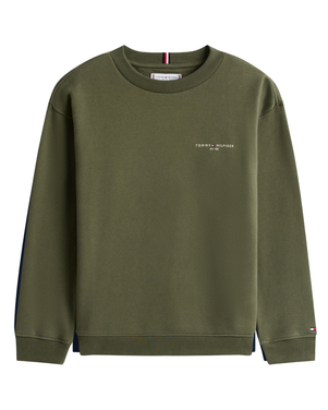 Mini Corp Chestlogo Crewneck Sweater Army