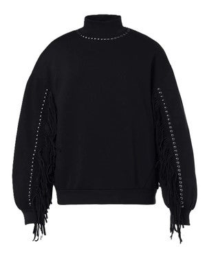 FRENZY crew neck sweater Zwart 1