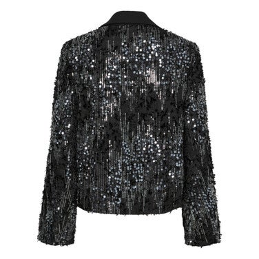 YASSITIRA LS SEQUIN BLAZER Zwart 1