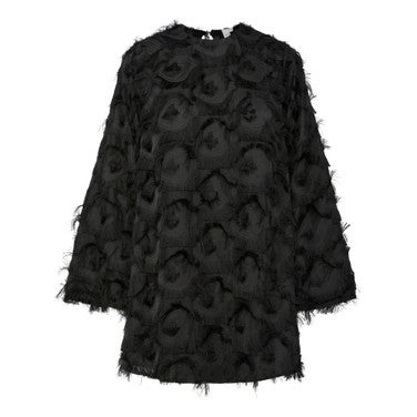 YASDIO LS SHORT DRESS Zwart 1