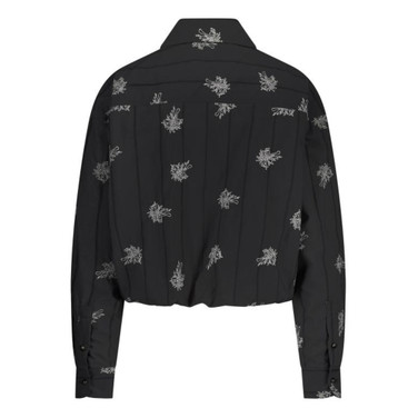 Lara Blouse Embroidery Zwart 1