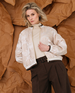 PARIS - Jacket Print Zand