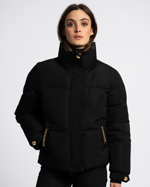 Leeds Puffer Jacket Zwart 1