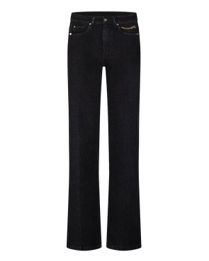 Lynn Wide Leg Jeans Zwart 1