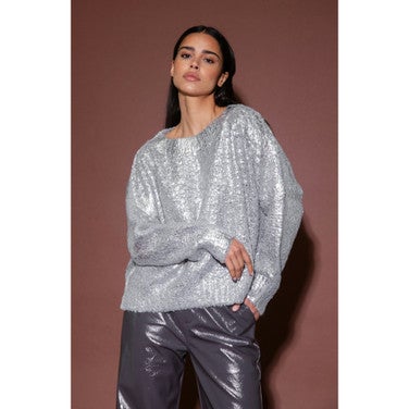 Lily Knitwear Blauw