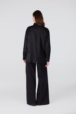 ESS BLOUSE SR 737 necktie Zwart 1