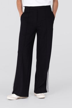 ALEIDAS BROEK HV 415 wide leg tape at side Zwart 1