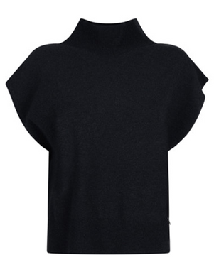 BRACHA TRUI FN 153 mouwloos turtle neck Grijs