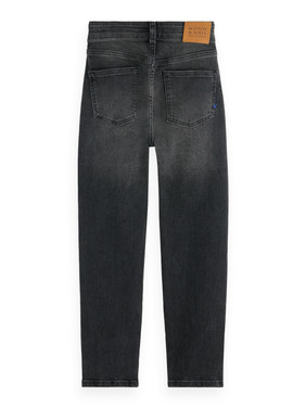 CORE Dean loose tapered jeans Black Night Zwart 1