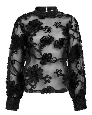 LUCIA FLOWER PES 502 Zwart 1