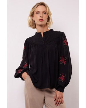 Kiera blouse Zwart 1