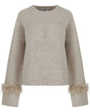 Rielle knit sweater Beige