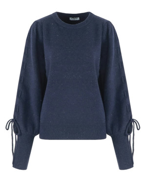 Scottie knitted sweater Blauw