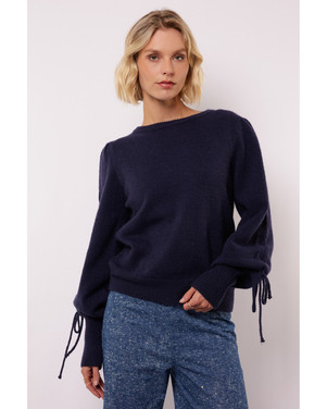 Scottie knitted sweater Blauw
