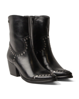 LA85722black / Kylie ankle boots studs Zwart 1