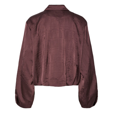 YASTIRA LS BOMBER JACKET S. Bordeaux