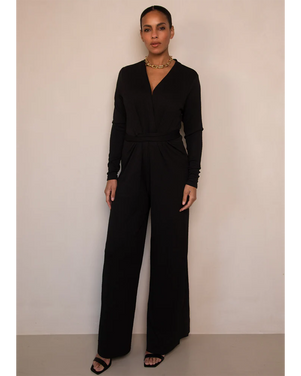 Vasili Lurex Jumpsuit Zwart 1