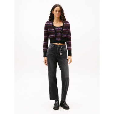 LAYLA HR SLIM STR CB Zwart 1