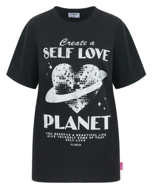 Moira self love t-shirt Zwart 1