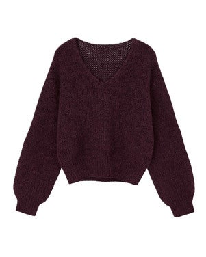 Knitted Sweater Bordeaux