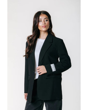 Jesra Blazer Denim Patch Zwart 1