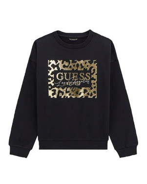 LS ACTIVE TOP SWEATER LEOPARD Zwart 1