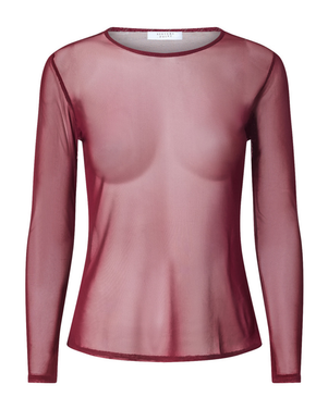 NEW GANI-22 Blouse Bordeaux